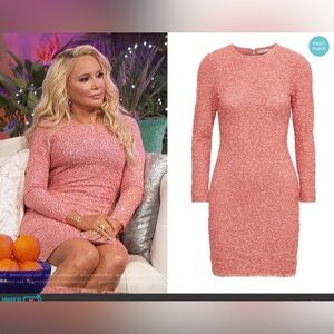 Alice + Olivia Sparkling Pink Mini Dress